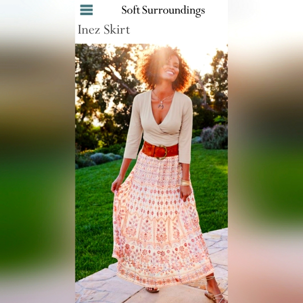 Soft Surroundings Inez Skirt